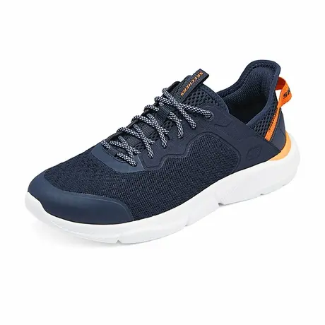 Skechers斯凯奇夏男鞋绑带休闲鞋网面透气舒适运动鞋高回弹跑步鞋商品大图