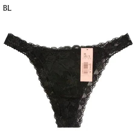 爱美菲露日本aimerfeel女士内裤性感蕾丝T裤低腰丁字裤纯色955423商品大图