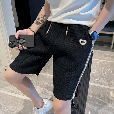 夏季潮牌时尚休闲五分短裤新款2023潮流学生夏天男个性短裤卫裤商品大图