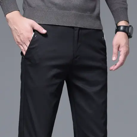 秋季春秋款高端西裤男士直筒宽松休闲长裤子商务正装西服秋天秋装商品大图