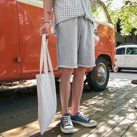 短裤男潮牌ins运动休闲裤子韩版潮流宽松百搭五分裤夏季薄款卫裤商品大图