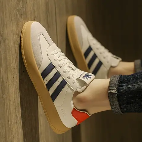 莆田男鞋春夏季潮流休闲运动阿甘鞋男士百搭跑步德训板鞋2024新款商品大图