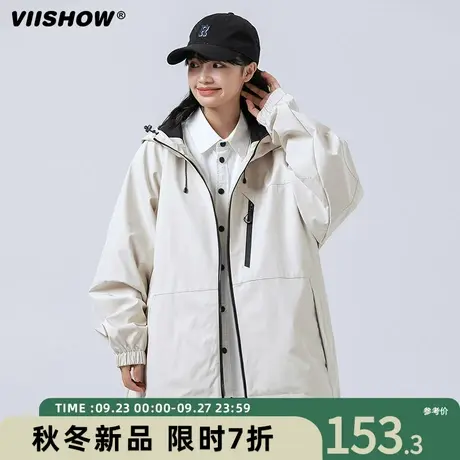 VIISHOW机能冲锋夹克春秋美式季三防宽松潮牌工装运动夹克外套男商品大图