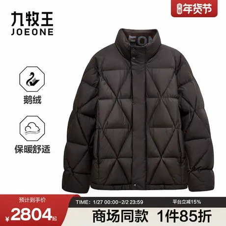 [商场同款]九牧王男装2025冬季新款轻量保暖柔软商务休闲男羽绒服图片