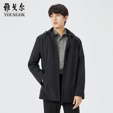 雅戈尔奥莱 商场同款男士单夹克秋冬新款官方商务休闲夹克外套男商品大图