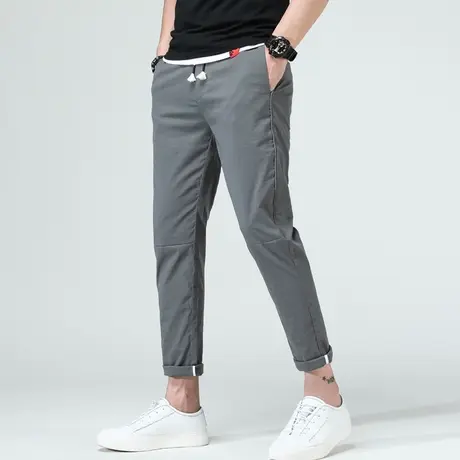 冰丝休闲裤男宽松直筒透气夏天夏款夏装夏裤夏季薄款男裤子清凉裤商品大图