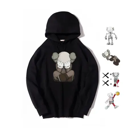 秀洛芝麻街联名连帽卫衣套头外套情侣装衣服春秋冬季上衣宽松潮牌商品大图