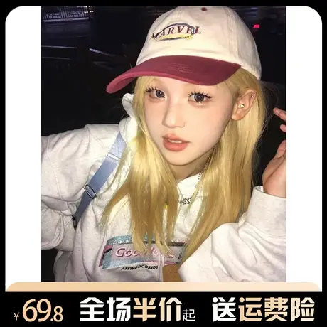 灰色连帽卫衣女加绒加厚港味chic秋冬2024新款美式复古宽松外套潮图片