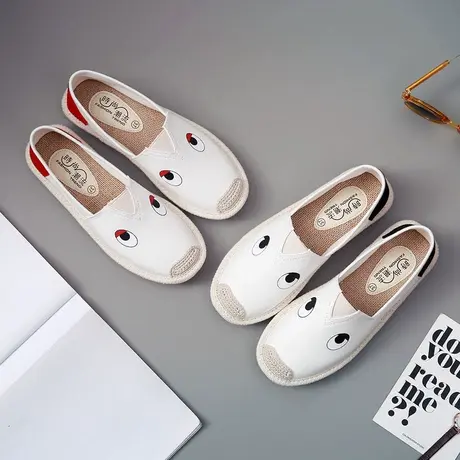 春夏季帆布鞋女士布鞋平跟韩版2020懒人鞋学生鞋子女生鞋玛丽鞋潮商品大图