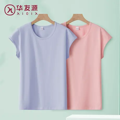 中老年女装夏季女士睡衣上衣短袖T恤妈妈装春夏季老人衣服打底衫商品大图