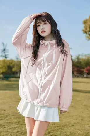 唐狮薄款外套设计感小众ins潮长袖透气ins潮小香风外套夏防晒衣女商品大图