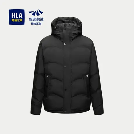 HLA/海澜之家【曾舜晞同款】超能鹅绒羽绒服秋冬连帽保暖羽绒服男商品大图