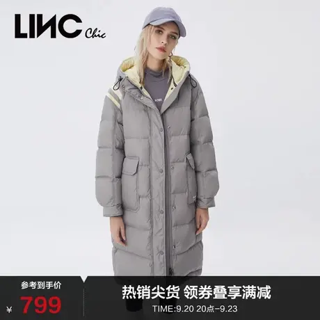 LINCCHIC金羽杰羽绒服女运动休闲中长款羽绒服女冬季Y21808216Y图片