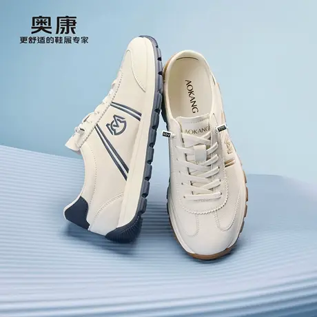 奥康 男鞋2026春季新款德训鞋运动轻便透气阿甘休闲鞋门店发货商品大图