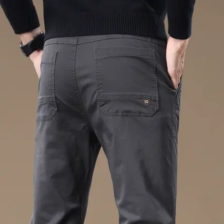 2023年新款秋冬款男士修身弹力休闲裤子秋季男装高端直筒商务西裤商品大图