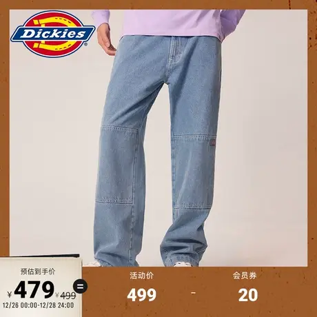 Dickies新款春夏 工装 男式休闲牛仔长裤宽松图片