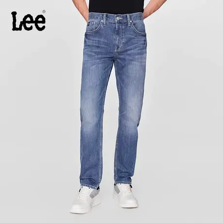 Lee24早春新品731舒适中腰锥形中蓝色男牛仔裤潮LMB1007313QJ-407图片
