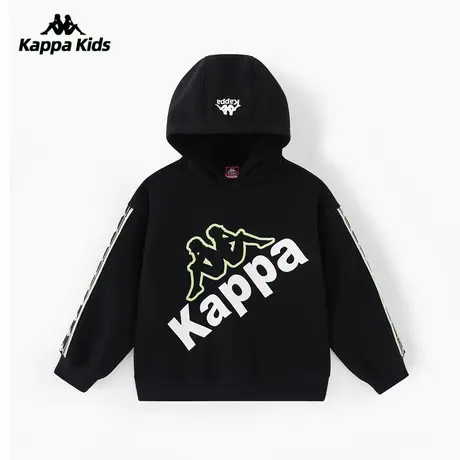 kappakids女童秋装2023新款秋冬时髦百搭男童卫衣加绒童装绒衫商品大图