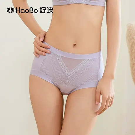好波内裤女性感三角内裤蕾丝性感女士内裤聚乳酸裆抑菌小裤HD2527商品大图