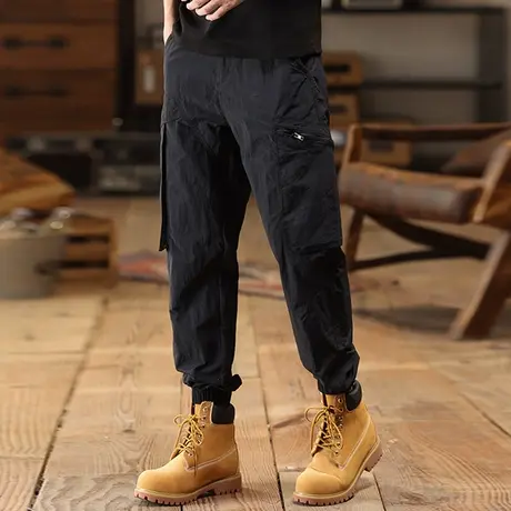 Modi Nick/摩帝尼克男裤工装裤休闲大码宽松男士休闲裤百搭束脚裤商品大图