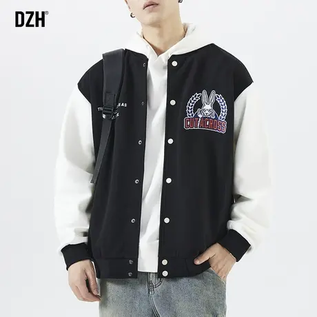 男士棒球服男款秋季运动外套男春秋休闲上衣情侣装秋装飞行员夹克商品大图