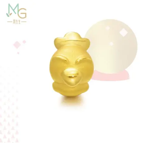 周生生足金Charme黄金手链珠宝首饰转运珠生肖鸡86424C定价图片