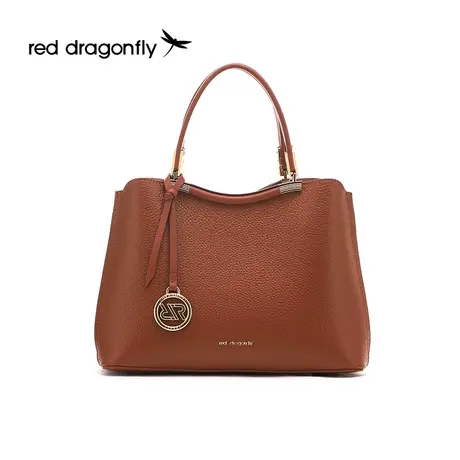 红蜻蜓头层牛皮妈妈手拎包2024新款精致大气手提包高级质感斜挎包商品大图