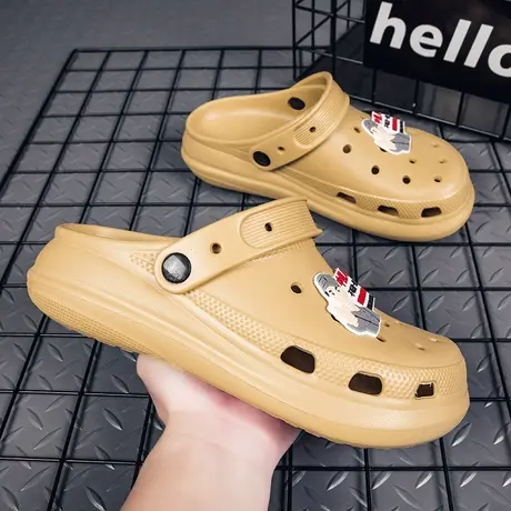 夏季雨鞋软底软面厨房防滑鞋男外穿钓鱼防水鞋胶鞋劳保专用涉水鞋商品大图