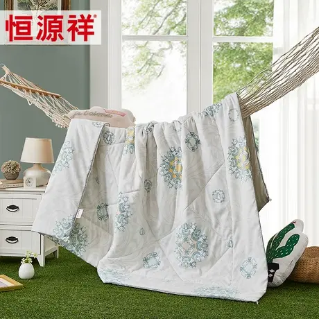 恒源祥被子1.5单人尺寸抗菌款空调被夏季夏凉被子家用双人夏凉被图片