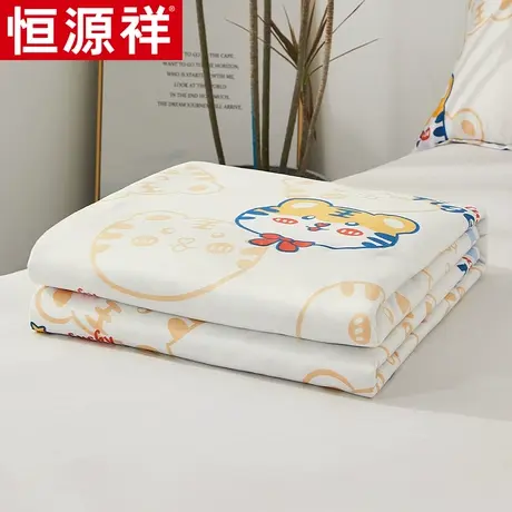 恒源祥全棉夏凉被空调被学生宿舍单人夏季春秋被子薄款可水洗夏被图片