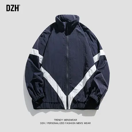 青少年可拆卸连帽外套男潮流百搭春秋休闲运动夹克2023新款冲锋衣商品大图