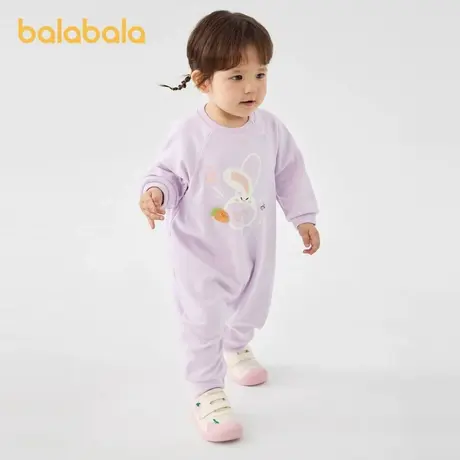 巴拉巴拉婴儿衣服连体衣秋装宝宝外出包屁衣爬服2025新款哈衣可爱图片