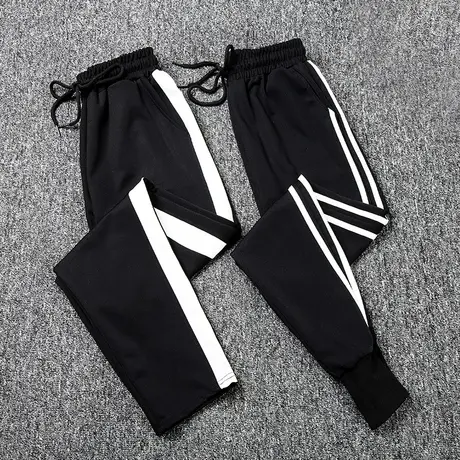 运动裤女宽松束脚春秋夏季薄款2021新款高腰百搭卫裤哈伦休闲裤子图片