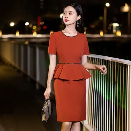 小晚礼服女平时可穿法式优雅气质高级感女神范名媛晚宴宴会连衣裙图片