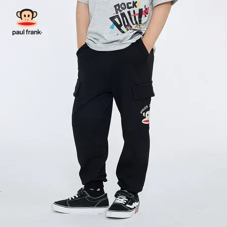 大嘴猴男童夏款裤子薄款运动长裤新款大童男孩夏季夏装儿童休闲裤商品大图