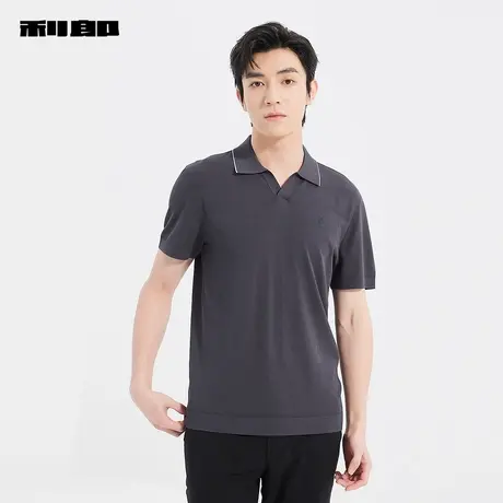 【商场同款】利郎官方短袖针织Polo衫男2025夏商务T恤25XTX9622S图片