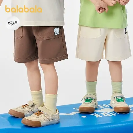 巴拉巴拉童装宝宝裤子婴儿裤子男童休闲裤儿童中裤纯棉2025新款夏商品大图