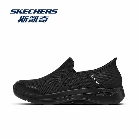 Skechers/斯凯奇一脚蹬闪穿鞋男鞋2025新款健步鞋男款轻便休闲鞋商品大图