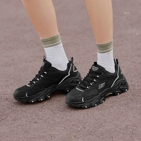 Skechers斯凯奇云岚鞋2025夏季新款男鞋厚底缓震户外鞋休闲运动鞋商品大图