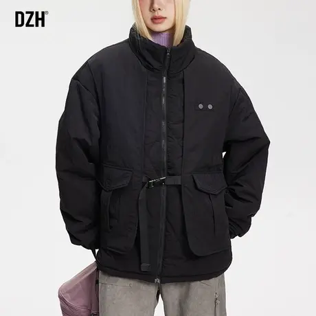 情侣黑色棉服男款棉袄男冬季加厚男士冬装外套2023新款棉衣派克服商品大图