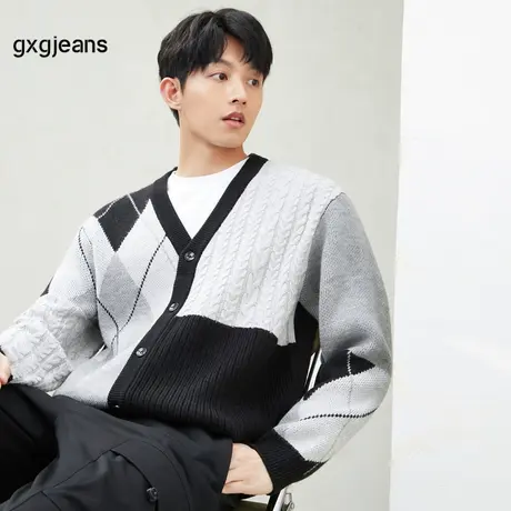 gxg.jeans男装2024年春季新款圆领开襟毛衫JFD13000511图片
