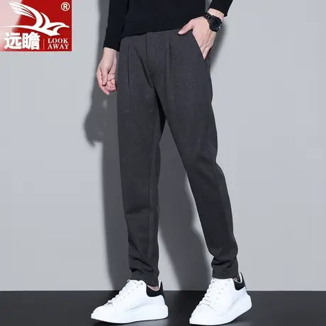 男士休闲裤秋季男装2022新款宽松直筒韩版潮流百搭九分裤子男春秋商品大图