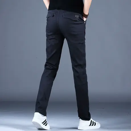 2023男士新款牛仔裤男款修身小直筒裤子男休闲棉弹精致男潮牌四季商品大图