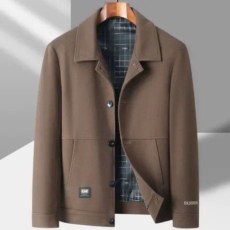 春秋季短款夹克男士韩版修身工装冬外套休闲上衣潮流高级感男装商品大图