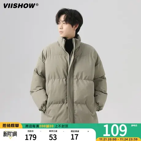 VIISHOW棉衣面包服冬季宽松潮牌加厚衣服美式棉服男保暖男生痞帅商品大图