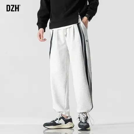 男士束脚卫裤男春秋季宽松运动裤子男款2024年春季新款潮牌休闲裤图片
