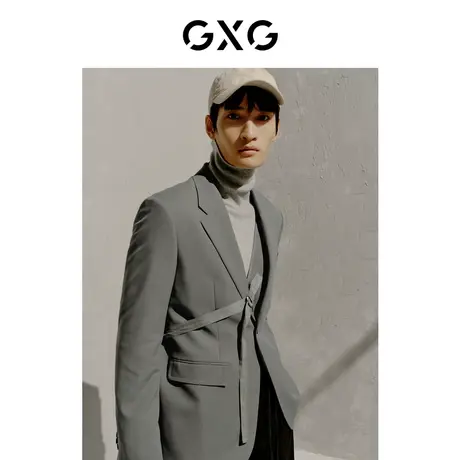 【特价】GXG男装 秋季双色时尚休闲潮简约商务西装外套10C101005H图片