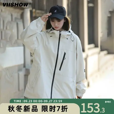 VIISHOW机能冲锋夹克春秋美式季三防宽松潮牌工装运动夹克外套男商品大图