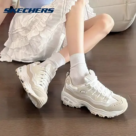 Skechers斯凯奇女鞋熊猫鞋官网旗舰秋季新款缓震运动鞋休闲老爹鞋商品大图