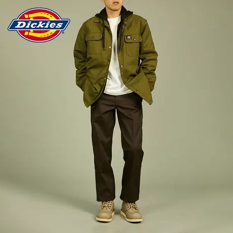 Dickies商场同款23新品秋冬新款休闲连帽夹克棉服保暖外套图片